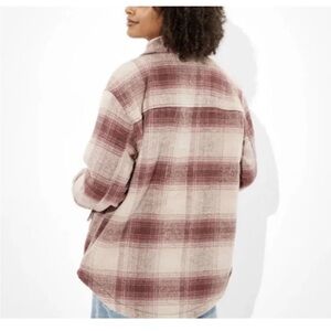 American Eagle Sherpa Lined Shacket